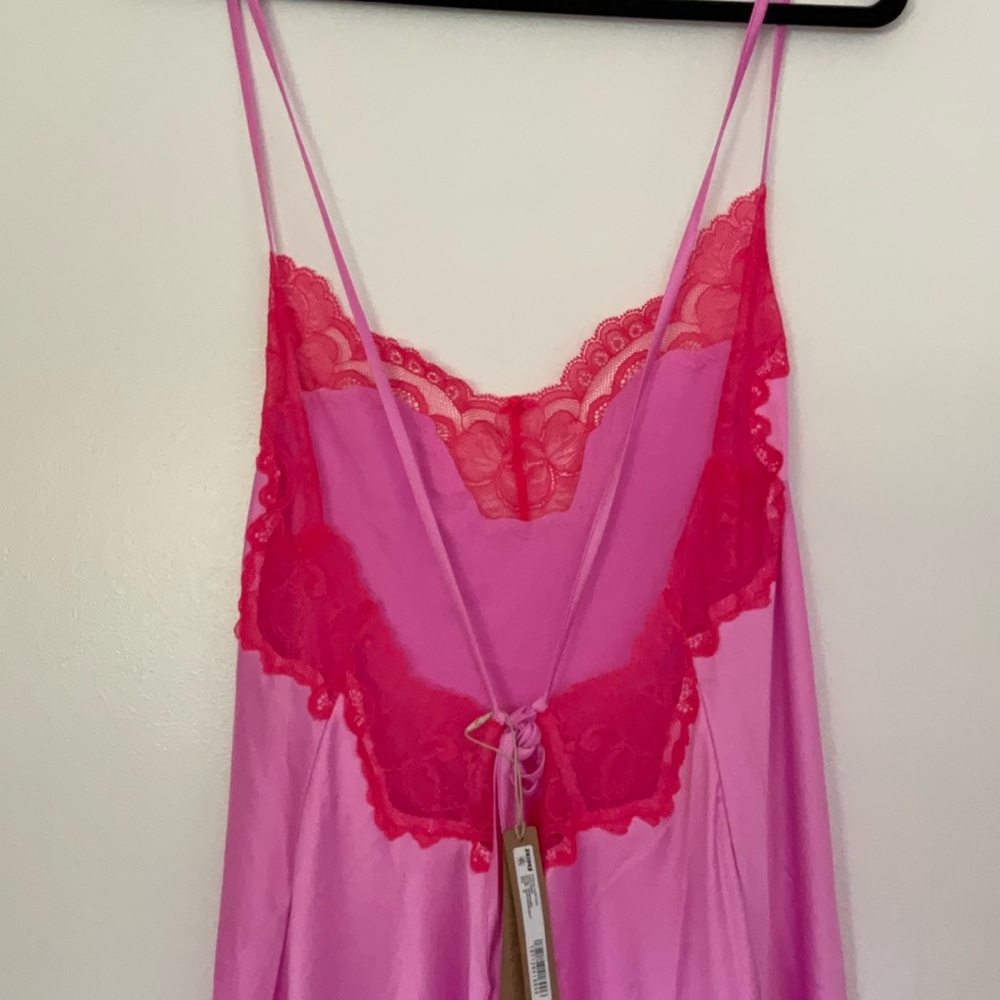 Skims stretch satin lace long dress & sports skims zipper swim skirt - Picture 6 of 12